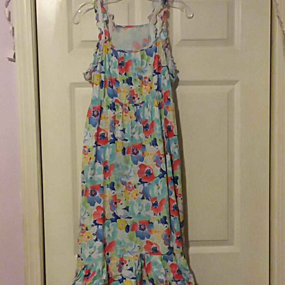 Childrens Floral Maxi Dress